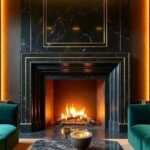 art deco fireplace statement
