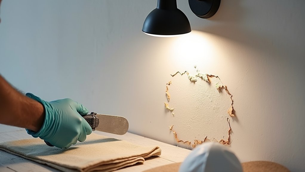 assess plaster integrity first