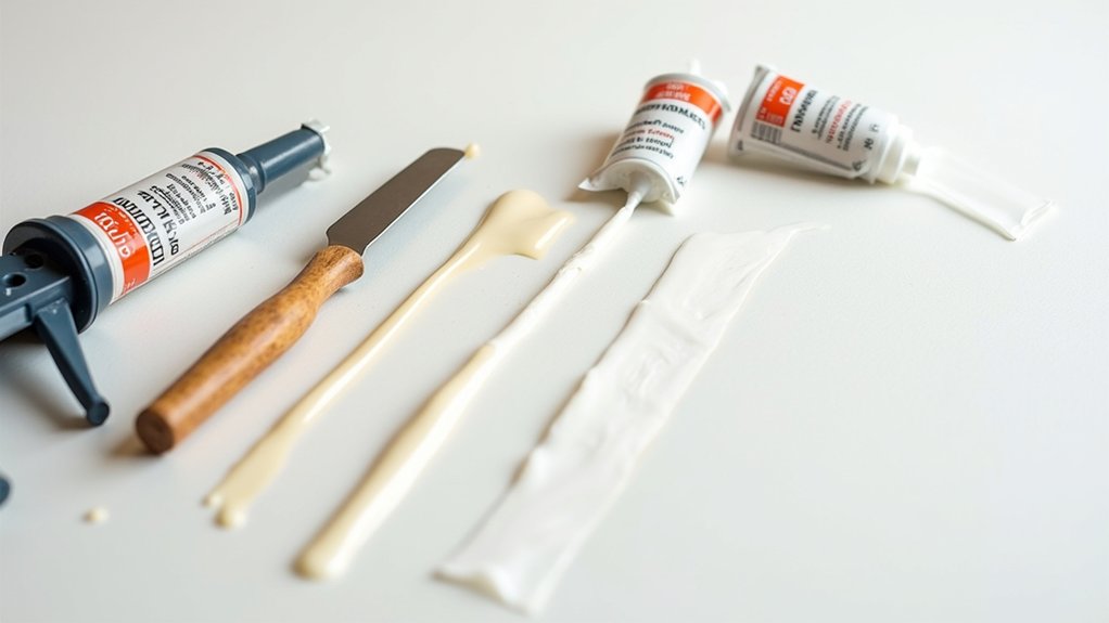 caulk versus silicone comparison