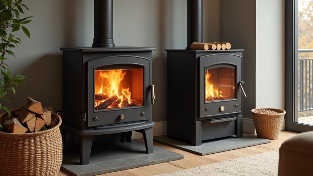 compare pellet burner fuel costs and availability