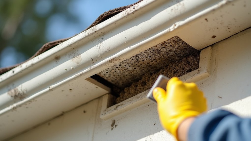 inspect clear monitor soffits
