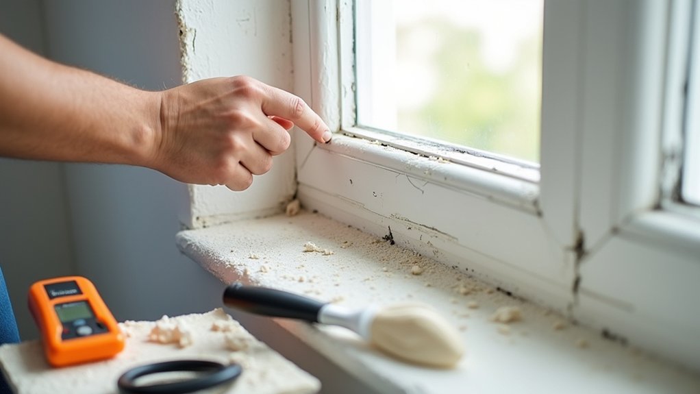 inspect cracks for damage