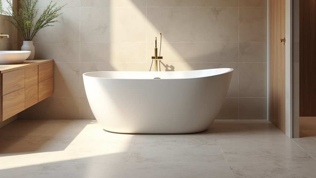 proper bath installation support