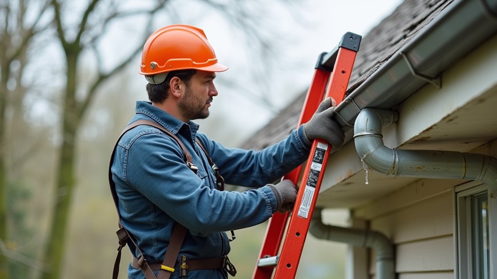 safe gutter inspection procedures