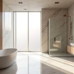 stylish bathroom wall coverings