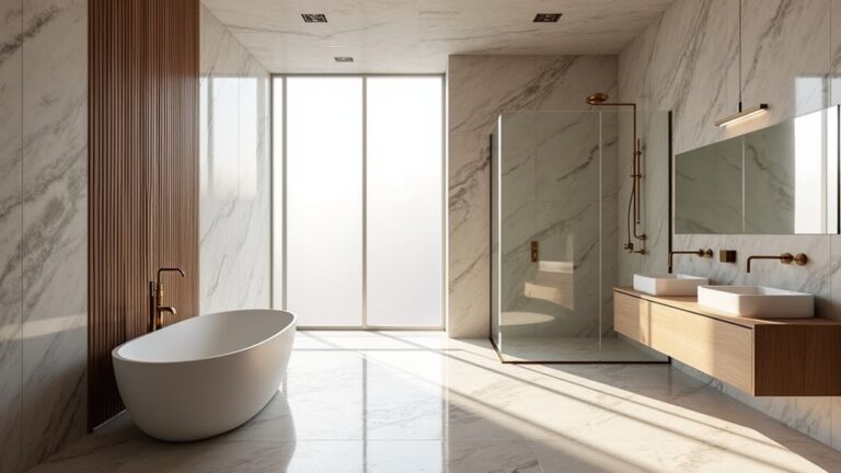 stylish bathroom wall coverings