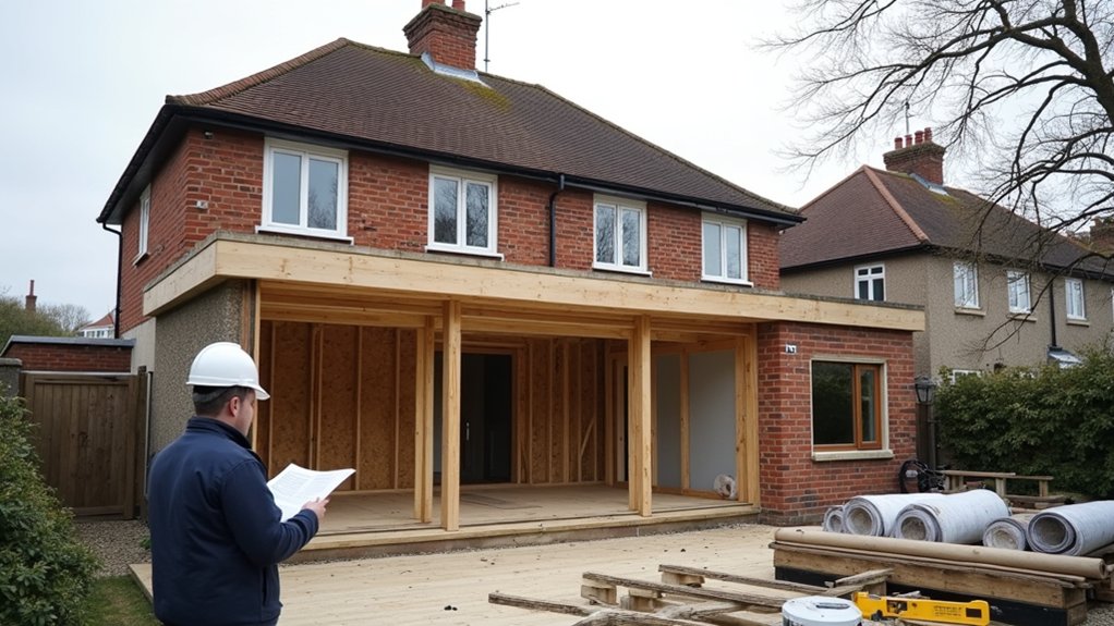 uk extension cost factors are not typical renovation costs
